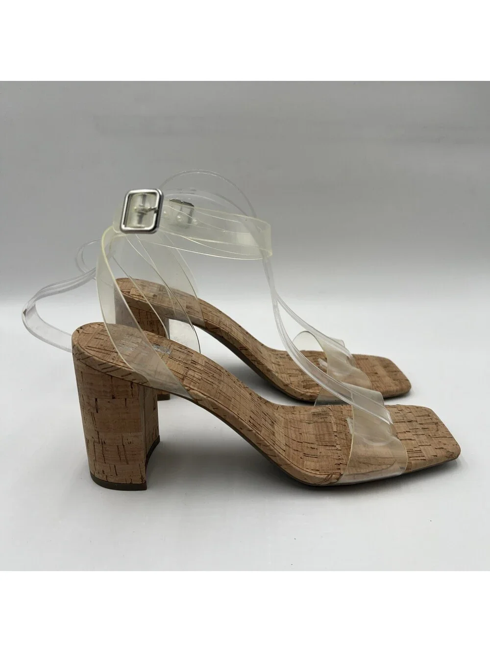 NWOB Women’s Mix No. 6 Leil Sandal Clear Size 10M